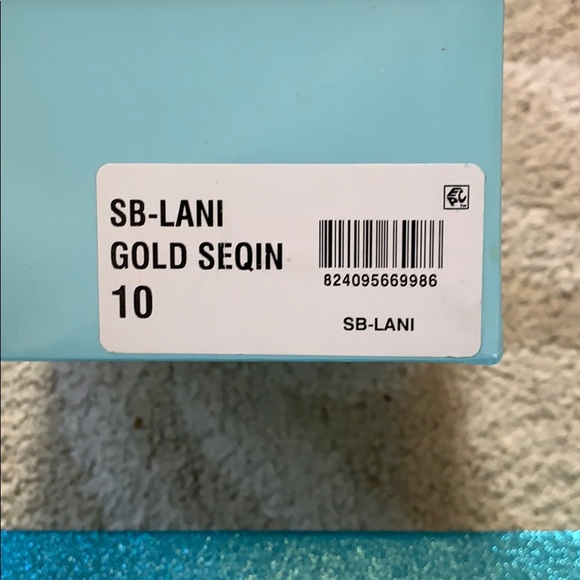 ✨NIB Betsey Johnson SB-Lani Gild Sequin Heels✨ - Picture 10 of 11